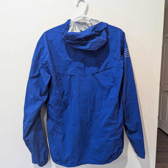 *Flawed* SALMON Royal Blue Windbreaker Athleisure Medium Teen 30 inch length - Picture 2 of 7